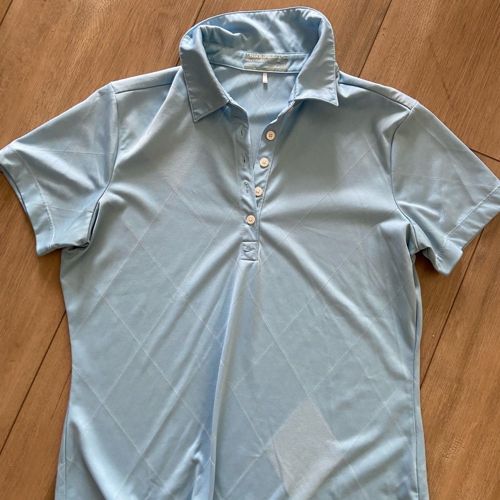 Nike women’s Golf Sky Blue Polo Shirt